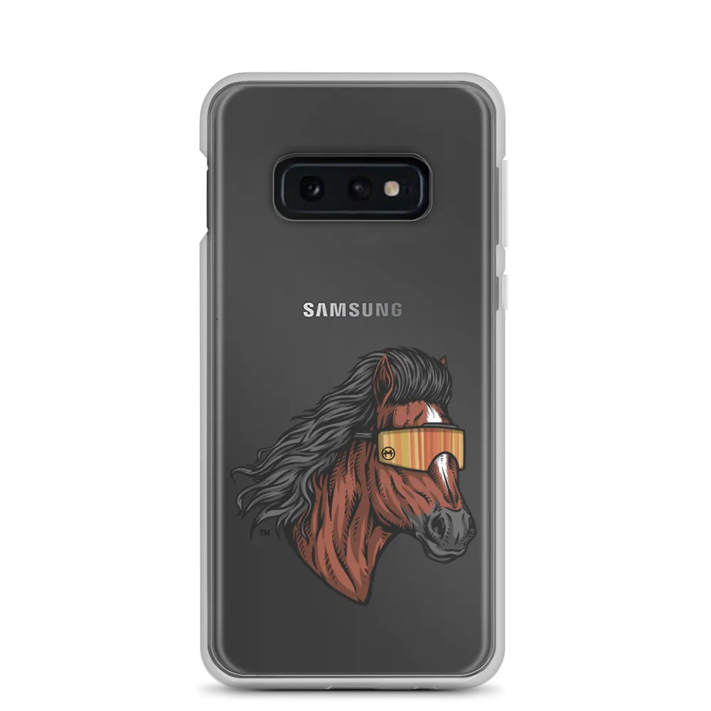 Horse Mullet Samsung Case - Clear