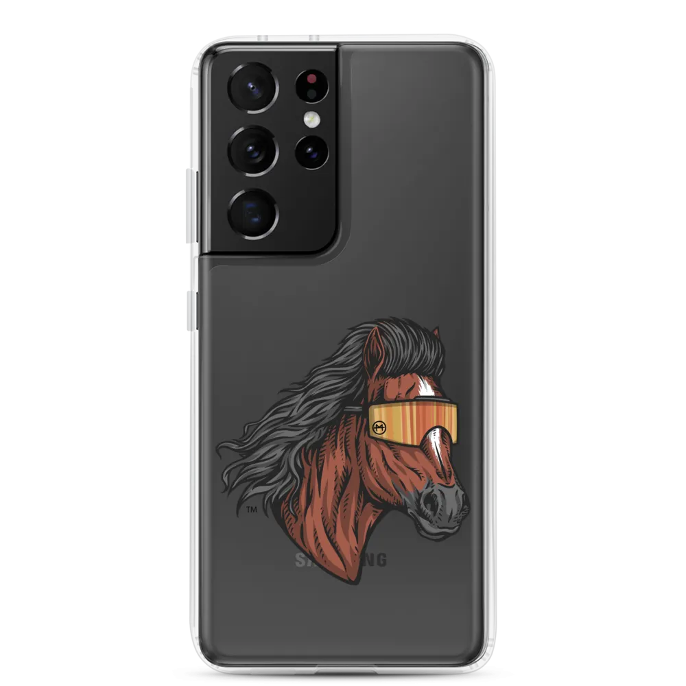 Horse Mullet Samsung Case - Clear