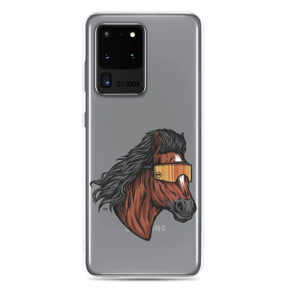 Horse Mullet Samsung Case - Clear