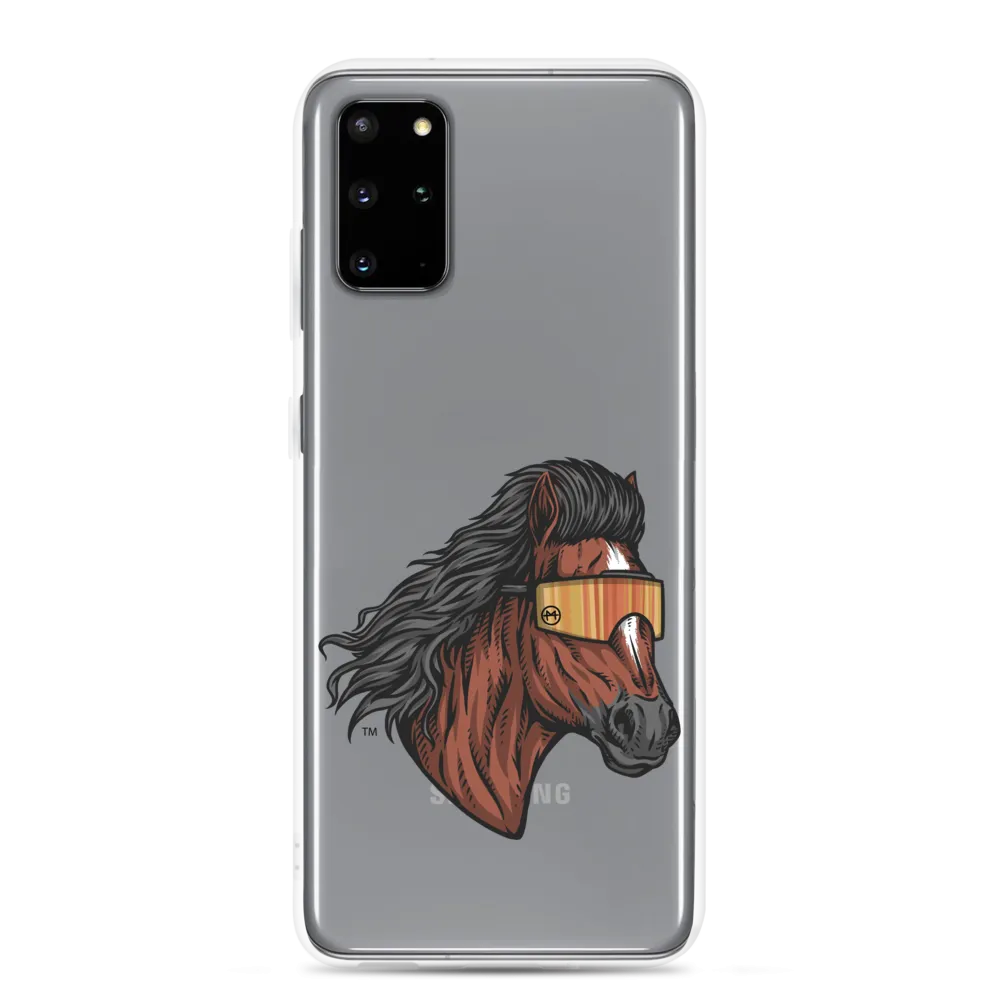 Horse Mullet Samsung Case - Clear