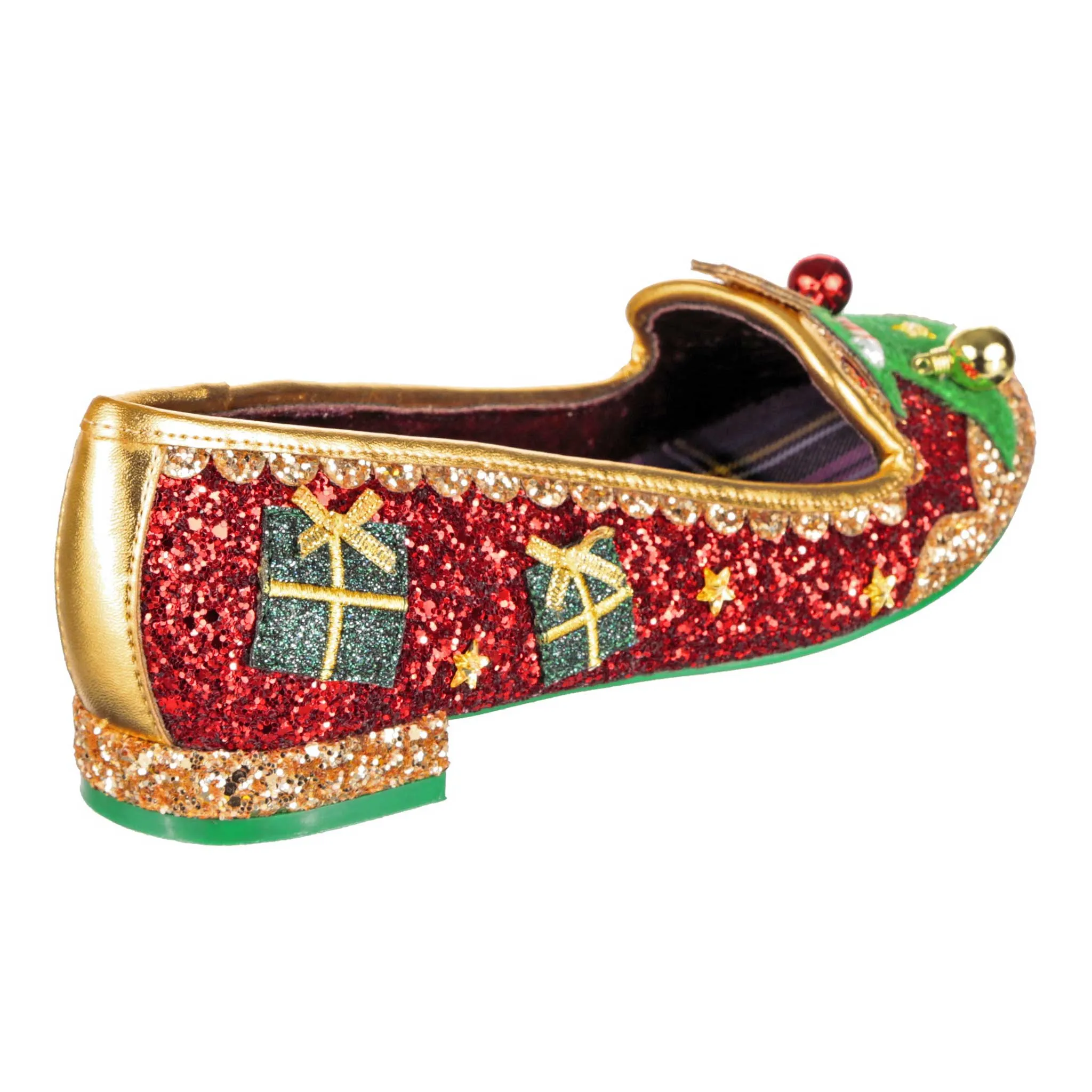 Irregular Choice Womens Under The Tree Flats - Red