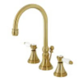 Kingston Brass KS2987BPL Bel Air Widespread Bathroom Faucet with Brass Pop-Up