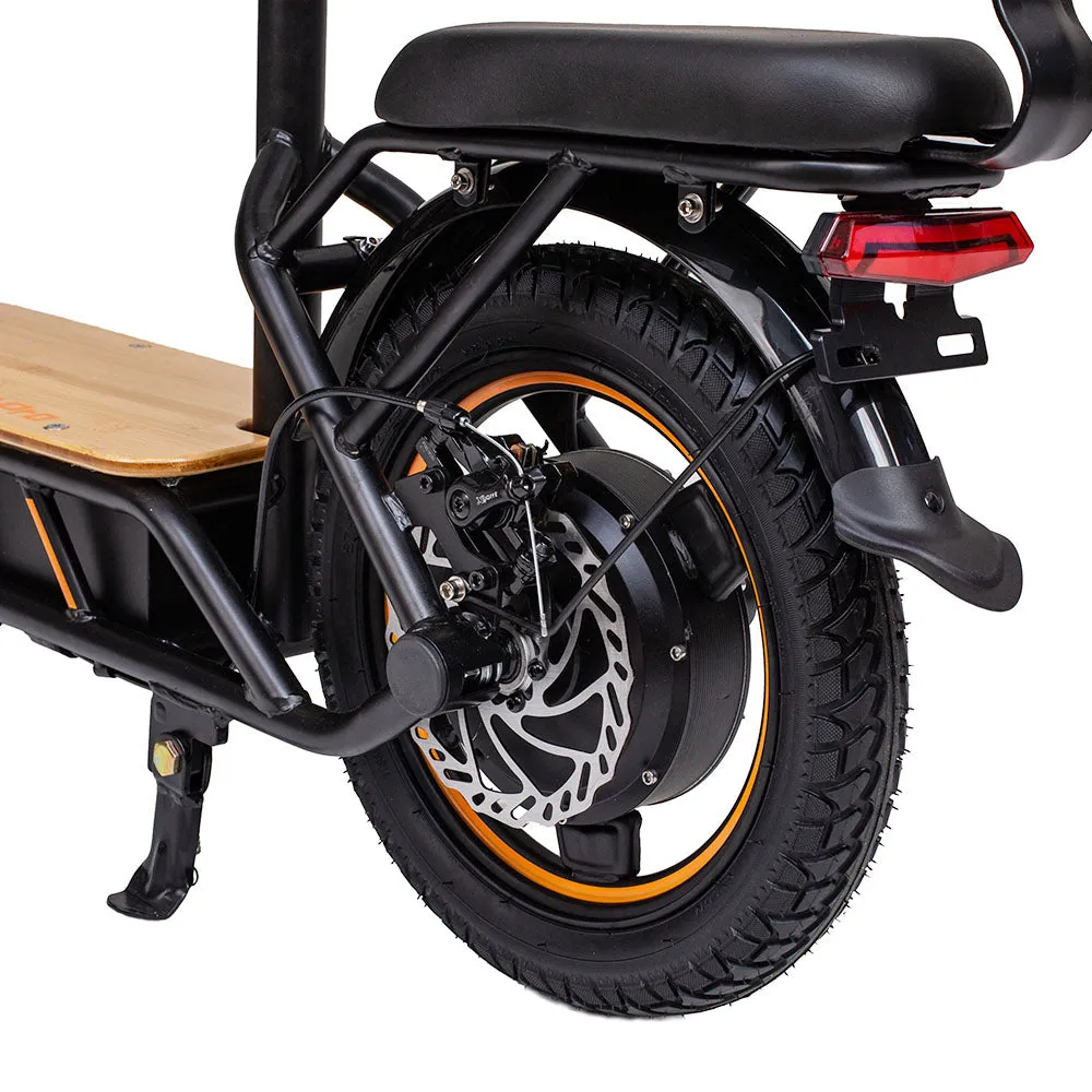 KuKirin C1 Pro Electric Scooter with Seat 14 Off-Road Tires 500W Motor 48V 26Ah Battery