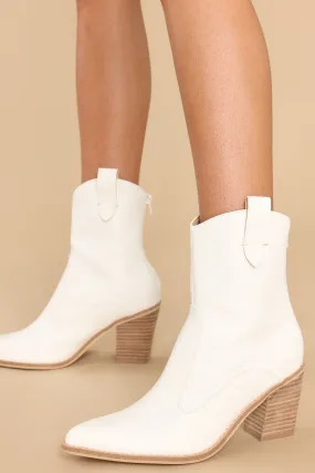 Made For Walking White Boots