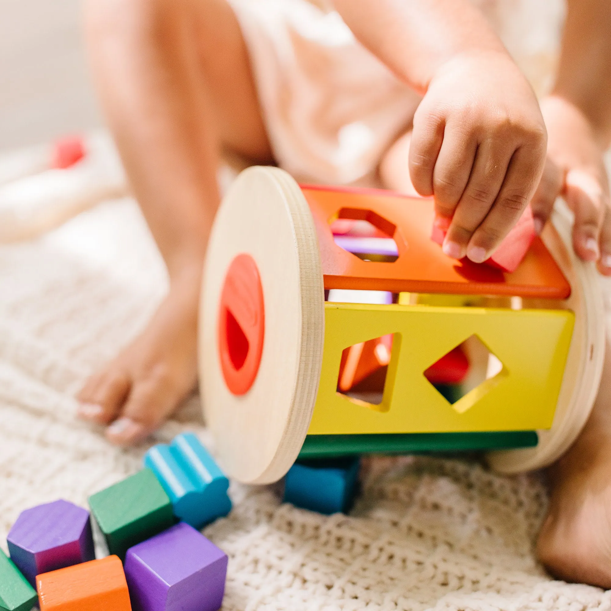 Match and Roll Shape Sorter