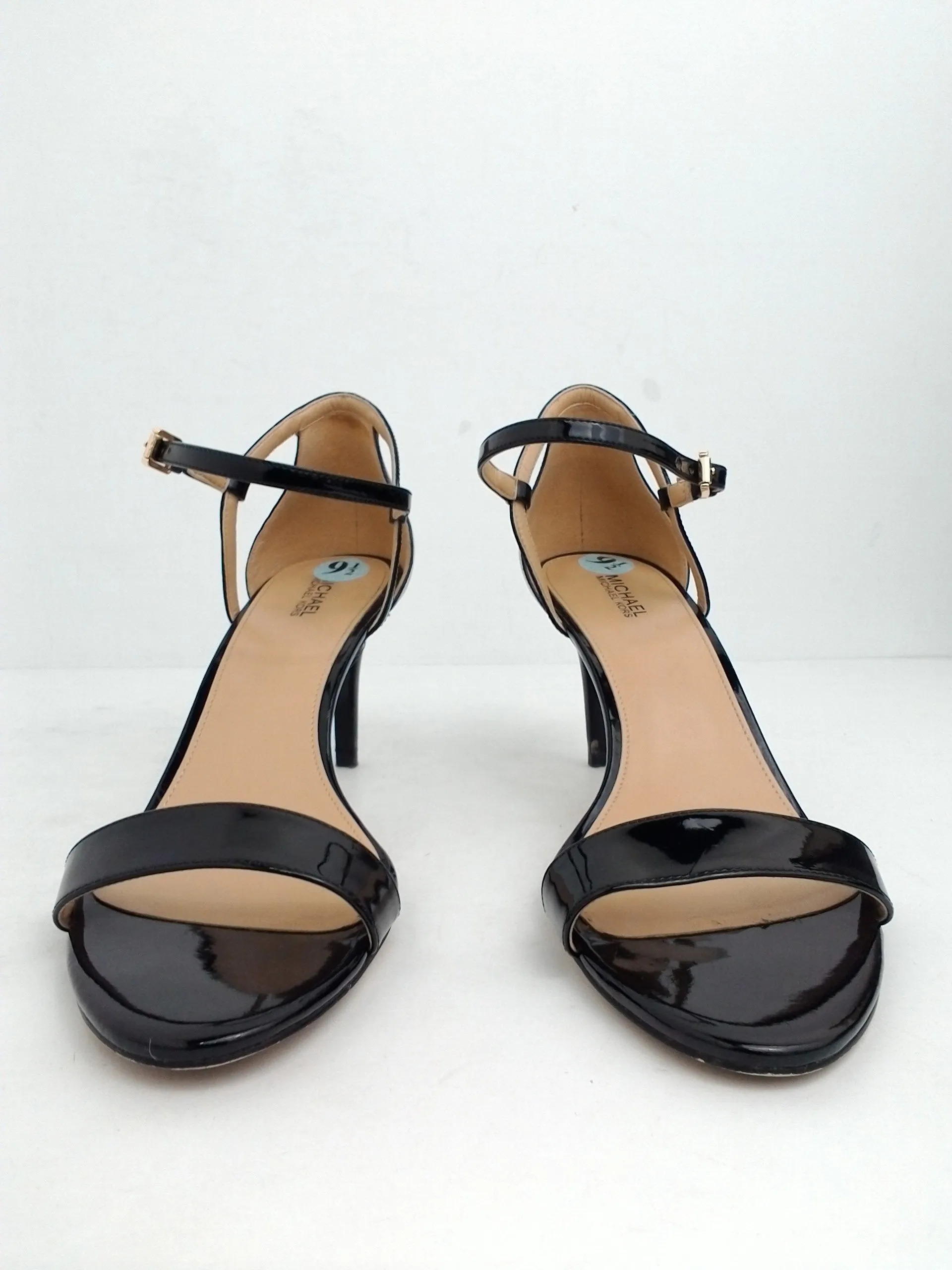 MICHAEL By Michael Kors Women's Simone Mid Sandal Black Size 9.5 M