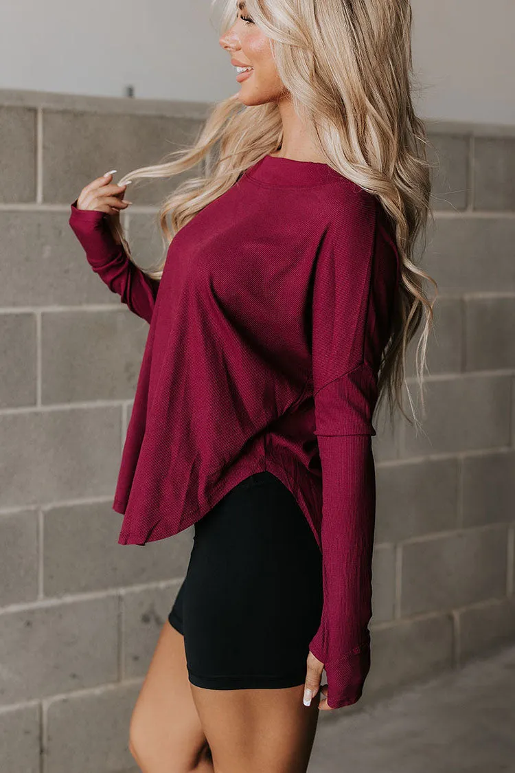 Mila Top - Burgundy