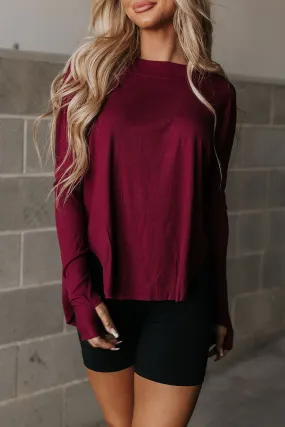 Mila Top - Burgundy