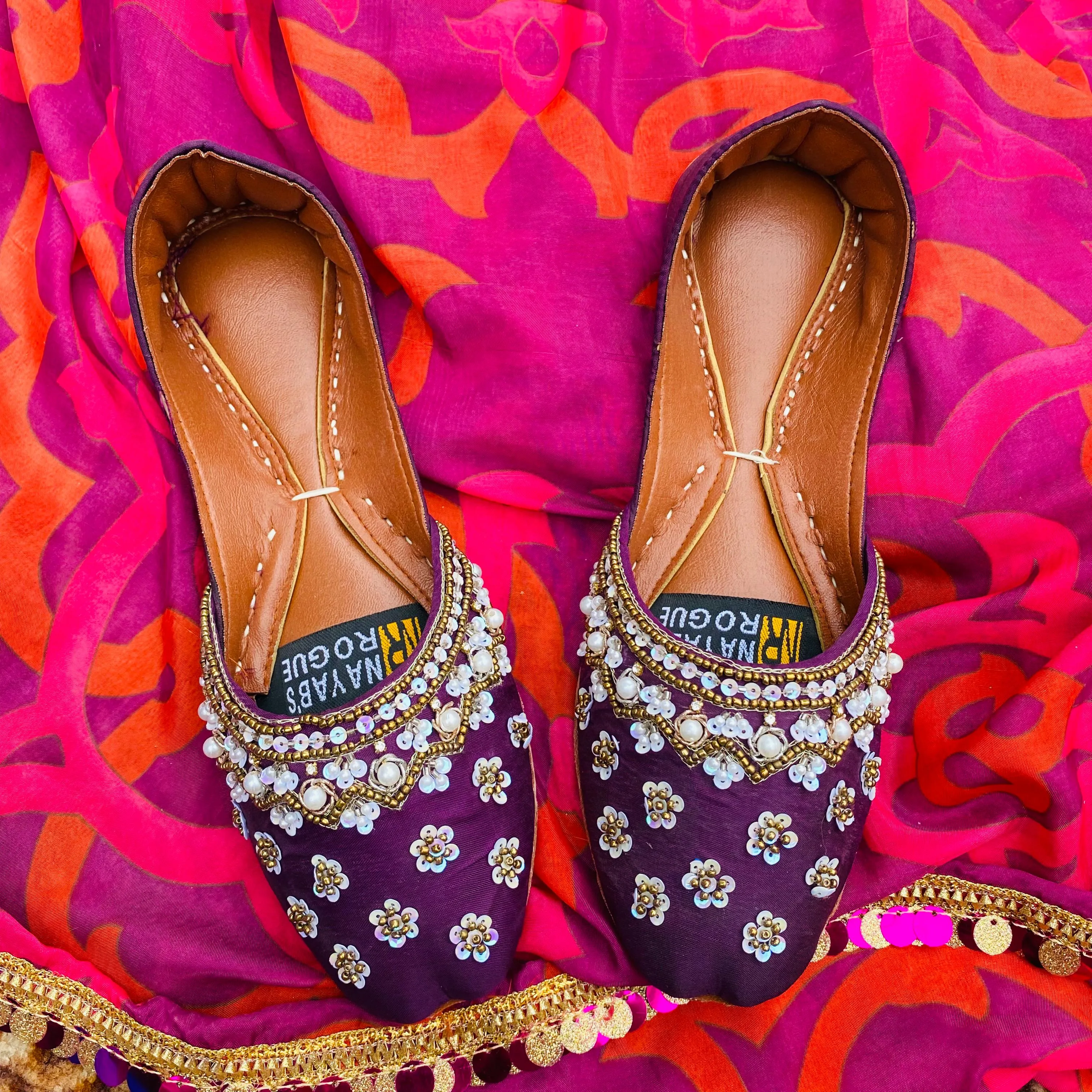 Nawabi Khussa in Luxurious Leather