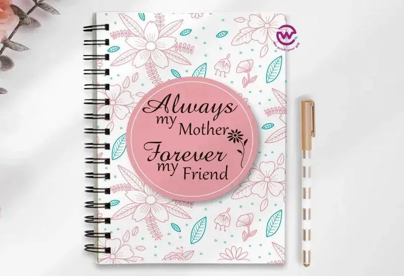 Notebook - A5 Size - Mother's Day Designs 1