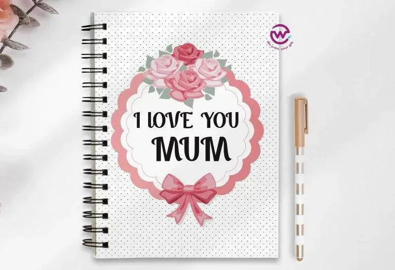 Notebook - A5 Size - Mother's Day Designs 1