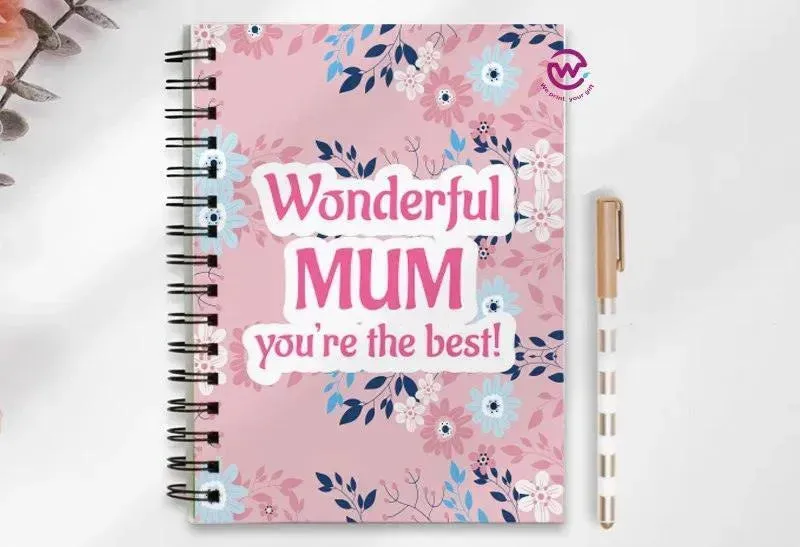 Notebook - A5 Size - Mother's Day Designs 1