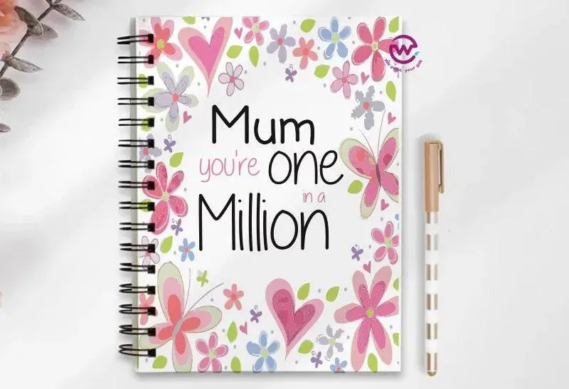 Notebook - A5 Size - Mother's Day Designs 1