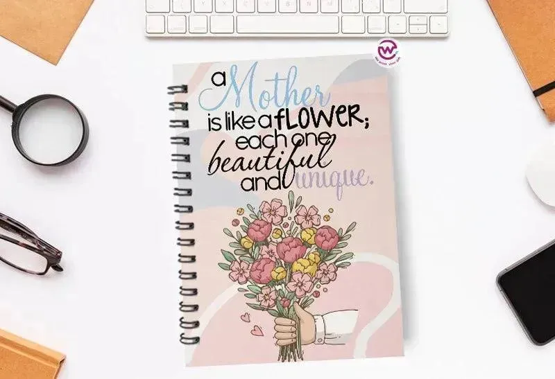 Notebook - A5 Size - Mother's Day Designs