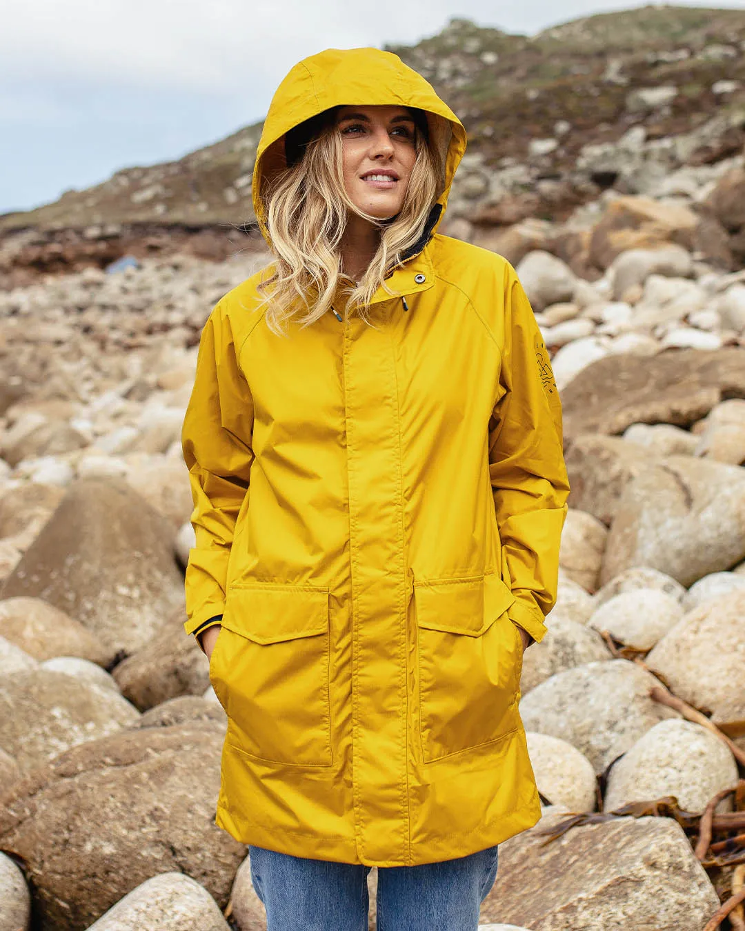 Pacific Recycled Waterproof Jacket - Honey