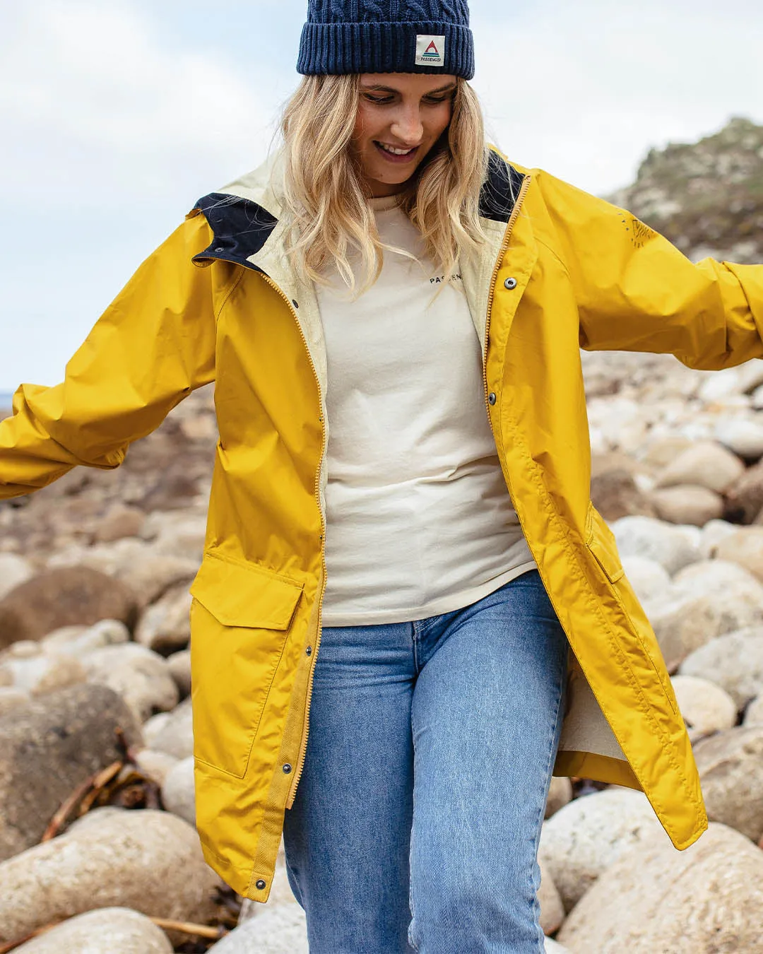 Pacific Recycled Waterproof Jacket - Honey