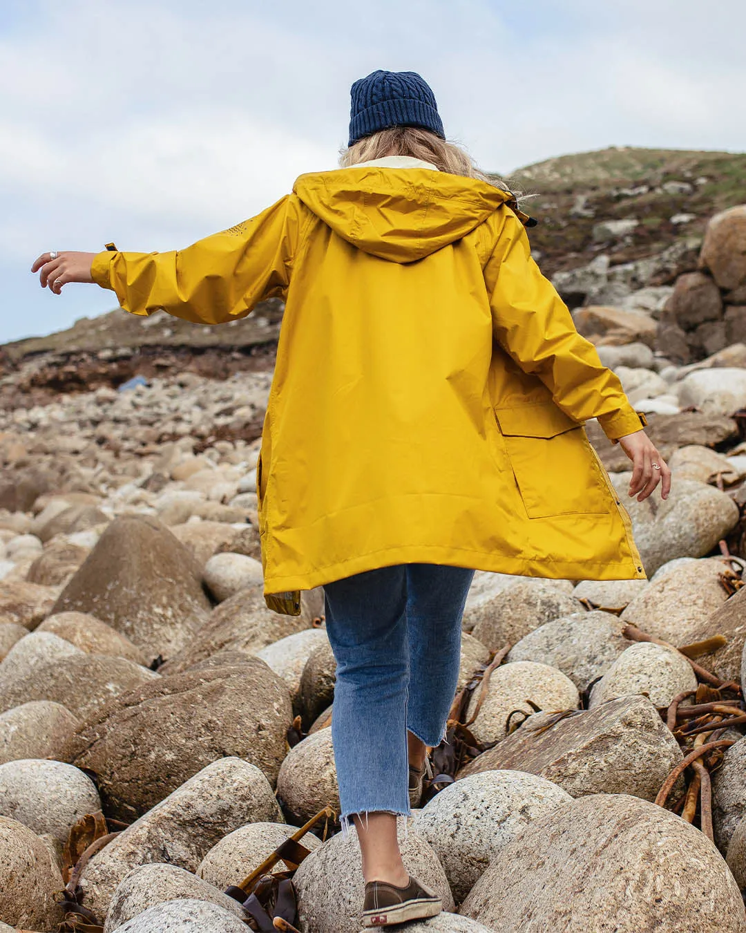 Pacific Recycled Waterproof Jacket - Honey