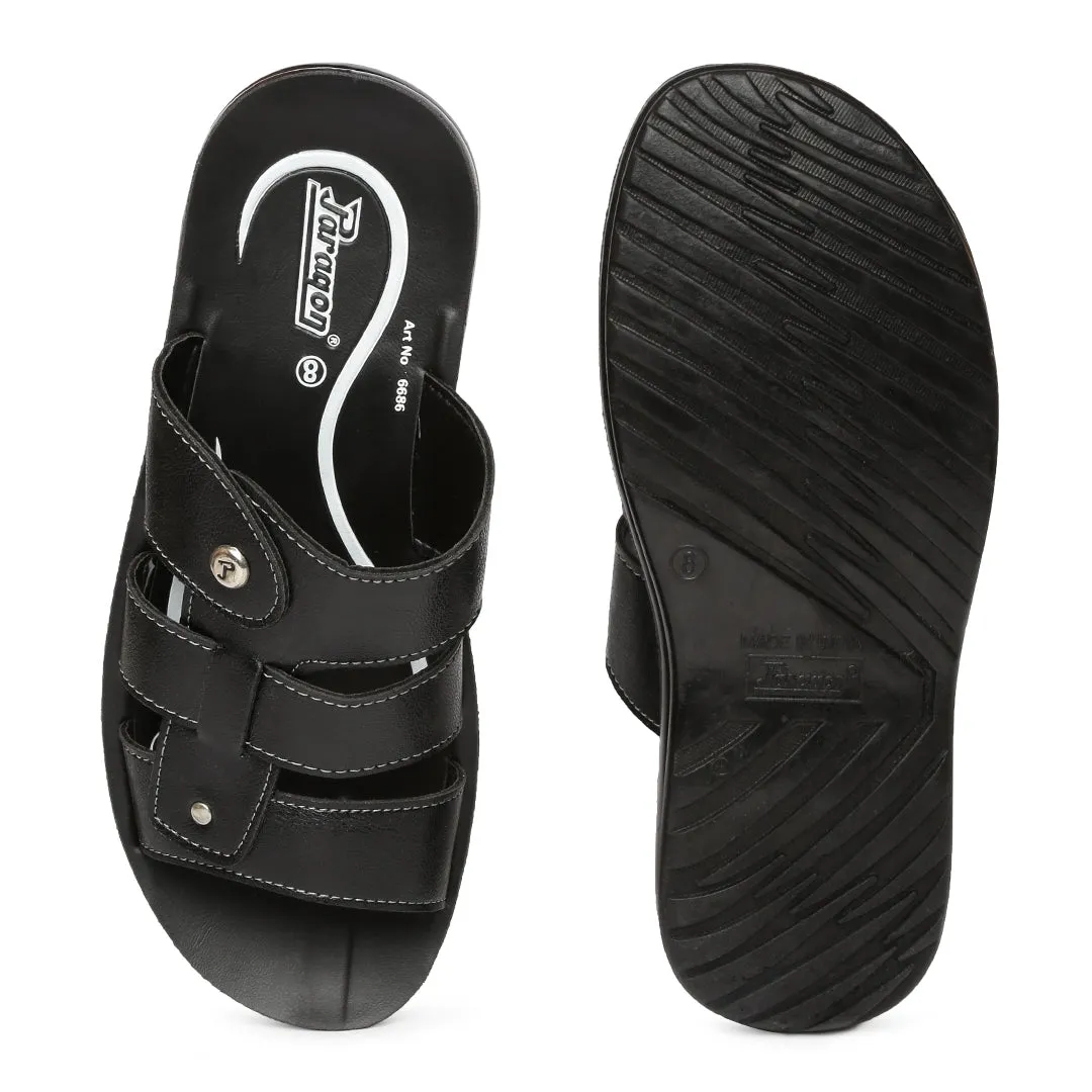 Paragon PU6686G Men Stylish Lightweight Flipflops | Comfortable with Anti skid soles | Casual & Trendy Slippers | Indoor & Outdoor