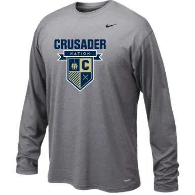 "Crusader Nation" Nike Legend Long Sleeve Tee (2 Colors Available)