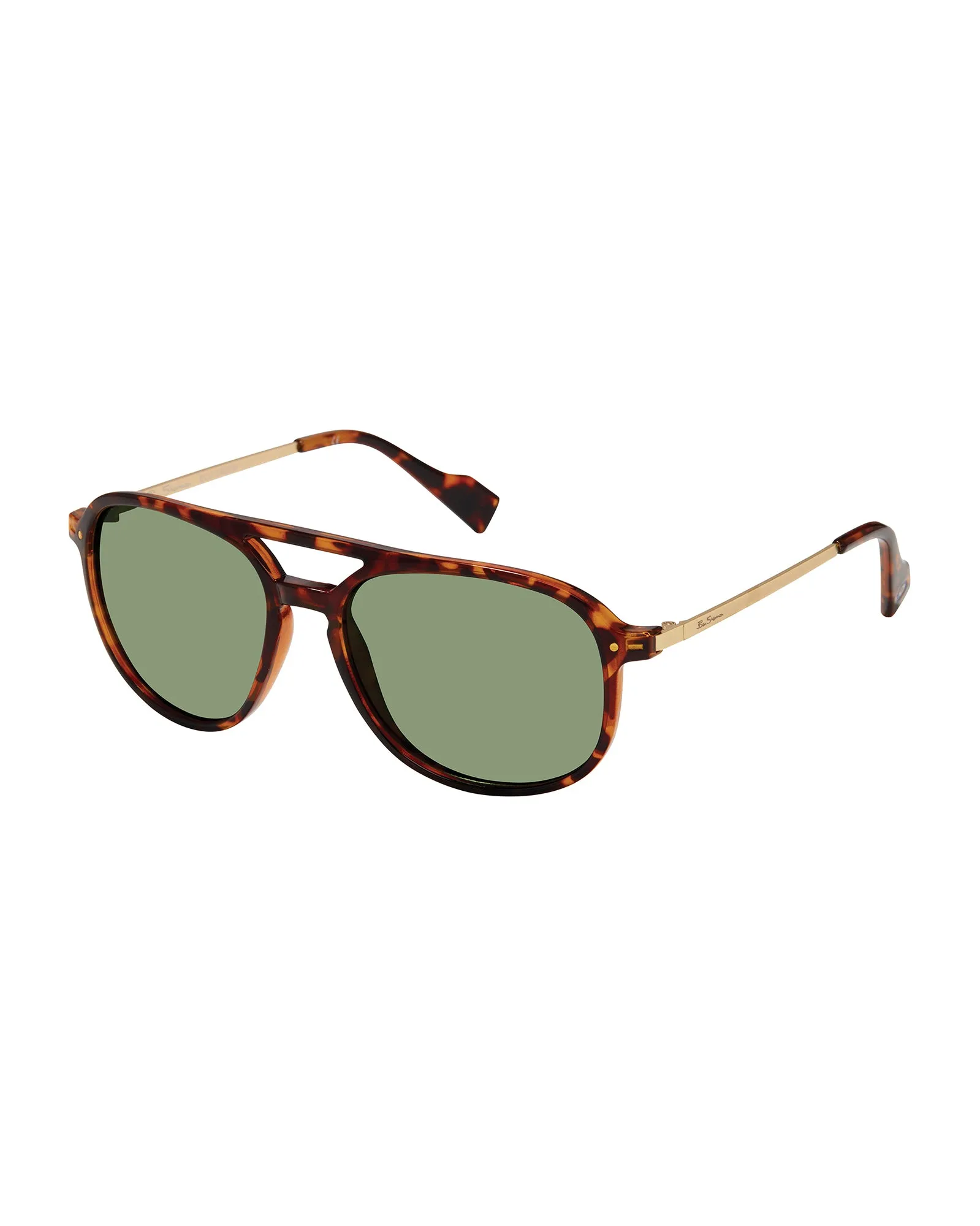 Reggie Polarized Eco-Green Sunglasses - Tortoise