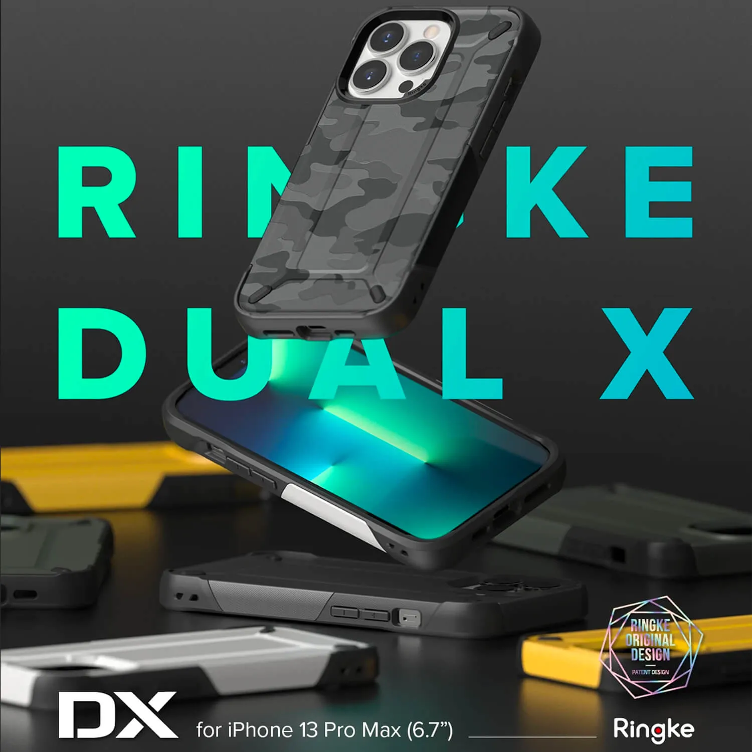 Ringke iPhone 13 Pro Max Case DX Gunmetal