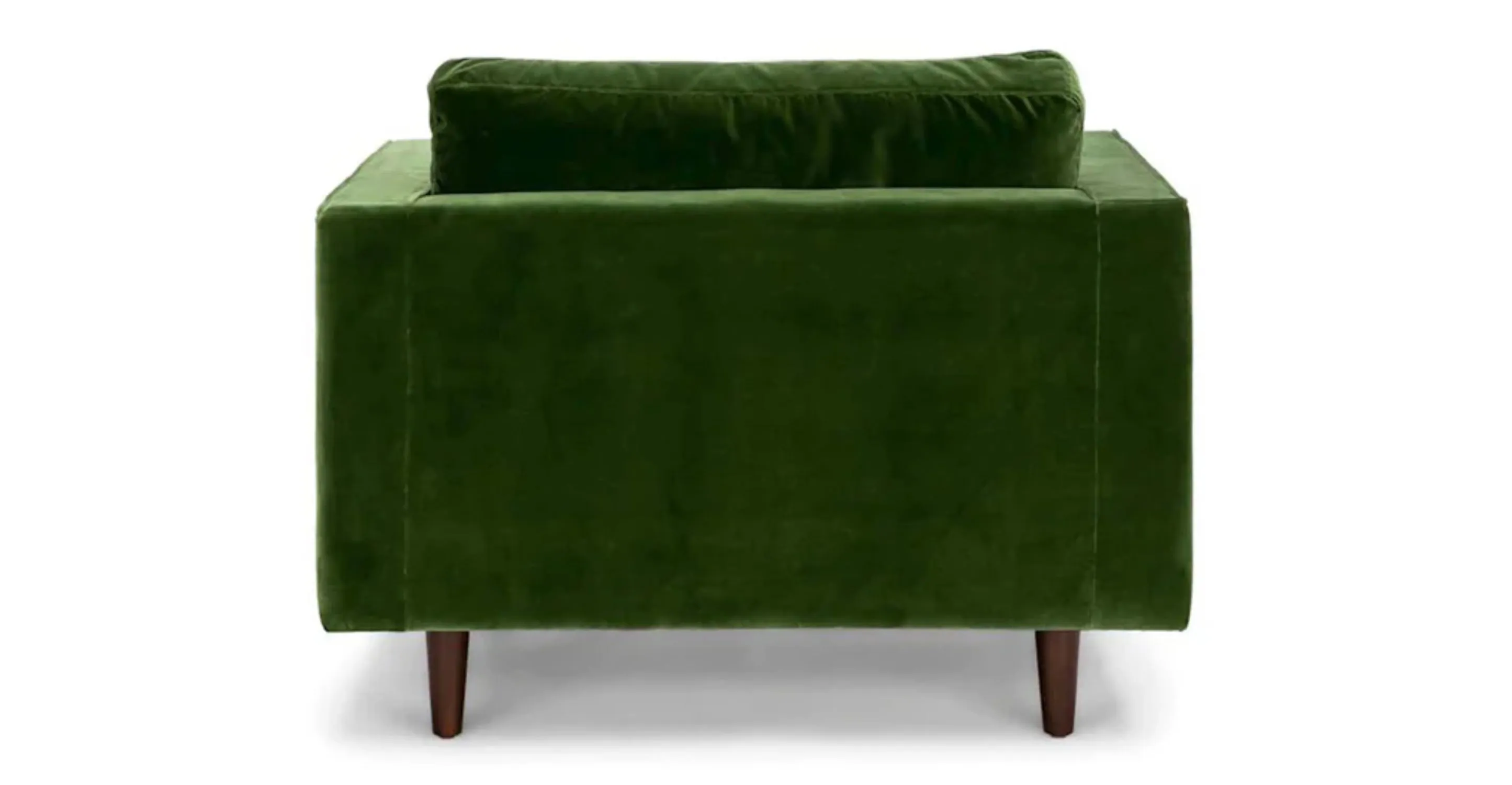 Roma Fabric Chair in Green Velvet 42”