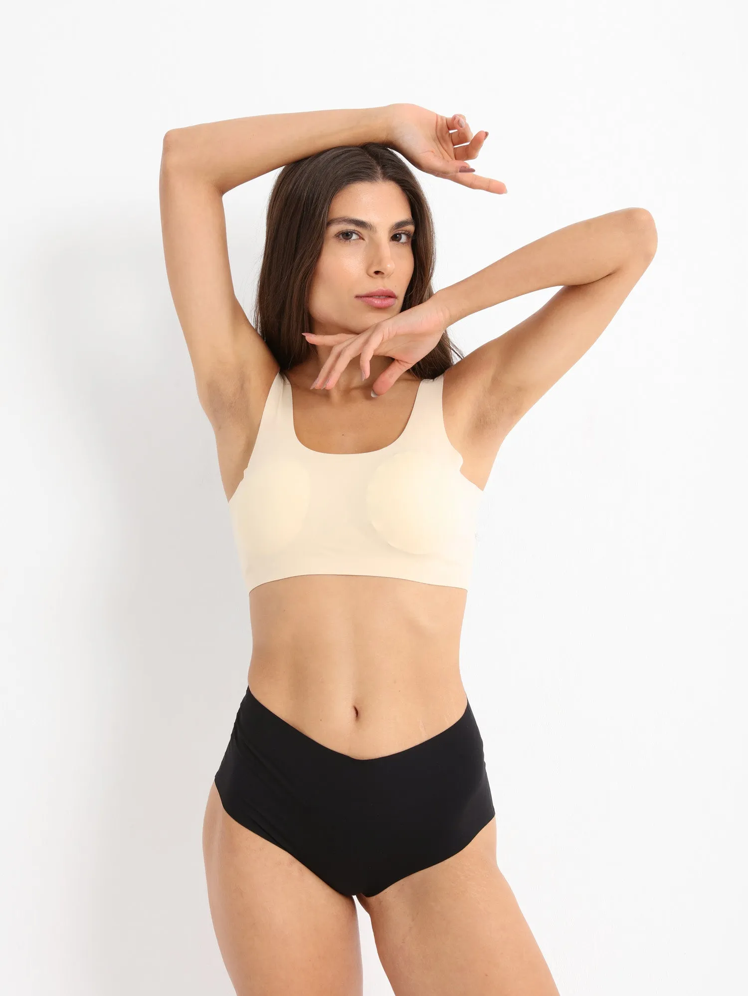 Seamless Elegance High-Waist Briefs