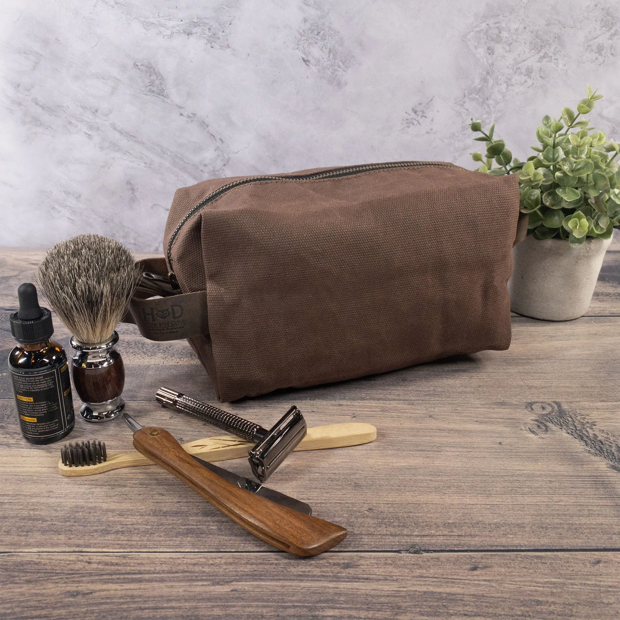 Square Dopp Kit Utility Bag