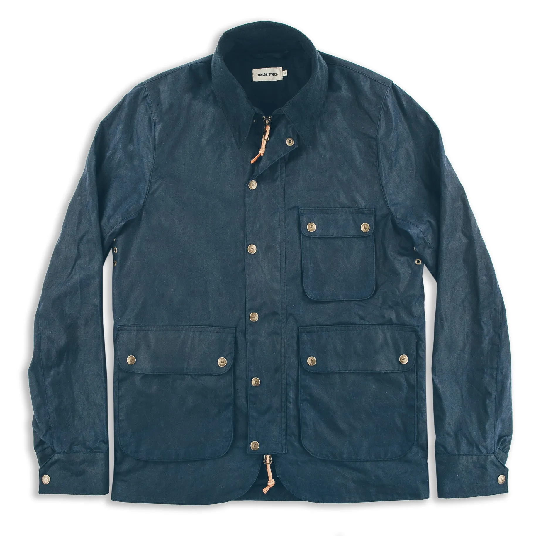 The Rover Jacket in Navy Waxed Cotton