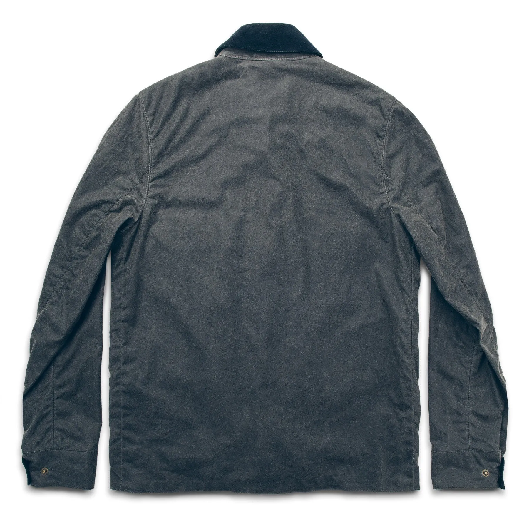 The Rover Jacket in Slate Waxed Canvas