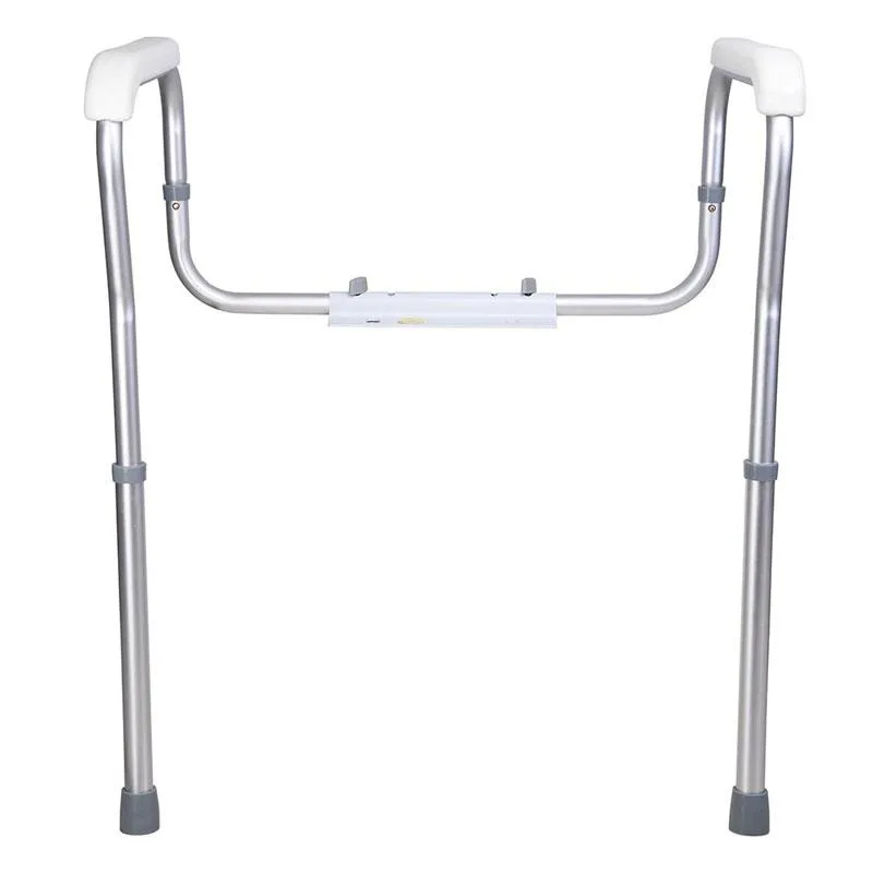 TheLAShop Adjustable Toilet Safety Frame Rail Grab Bar 375lbs Support