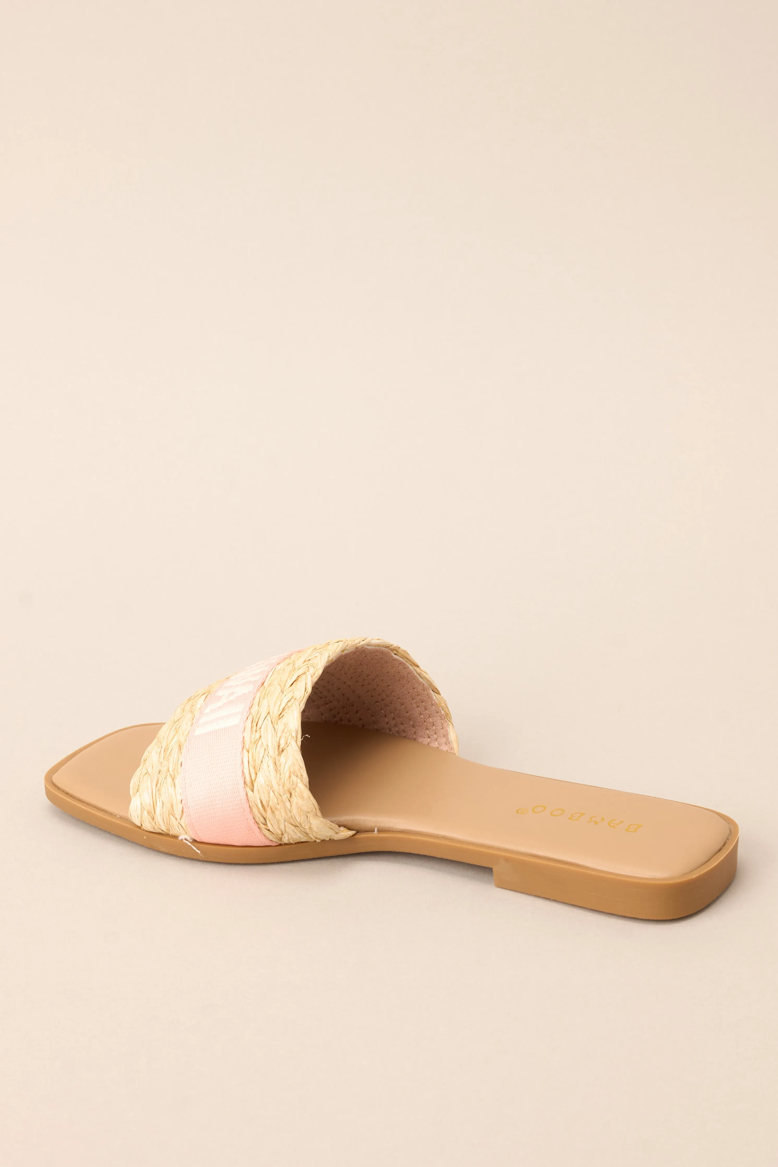 To The Tropics Light Pink Sandals