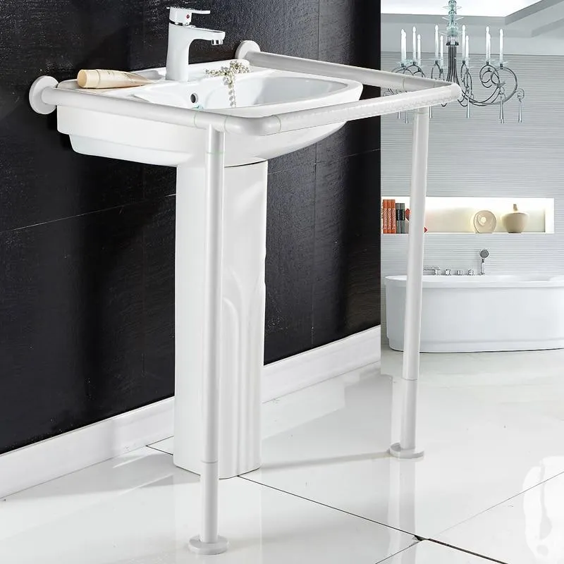 Wall Mounted Washbasin Safety Grab Rails