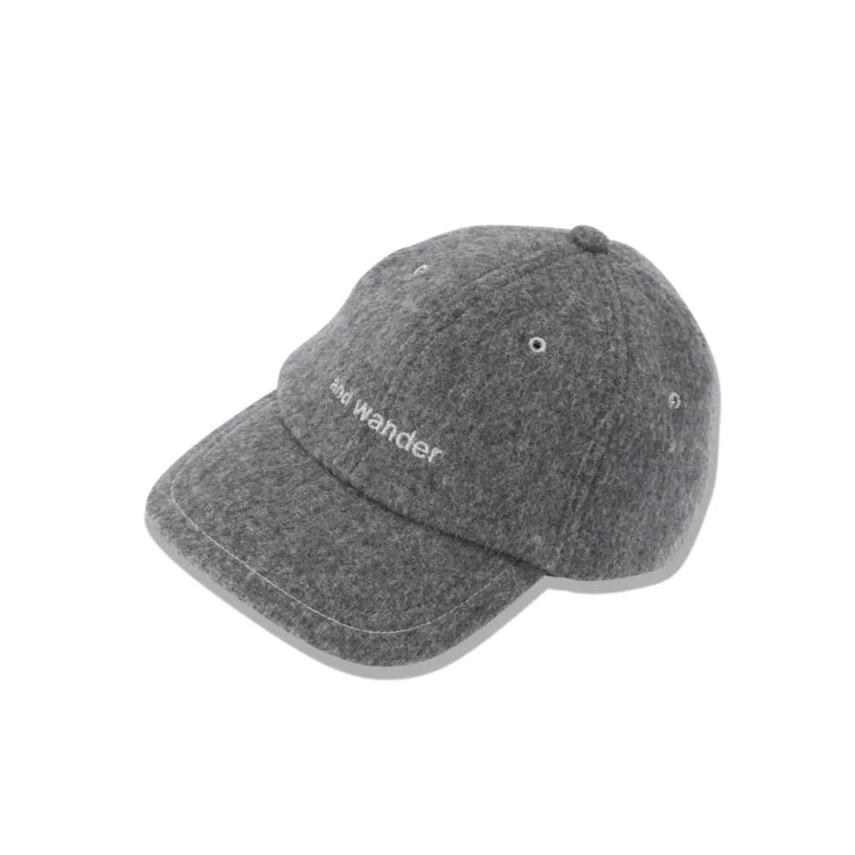 Wool Melton Cap Gray